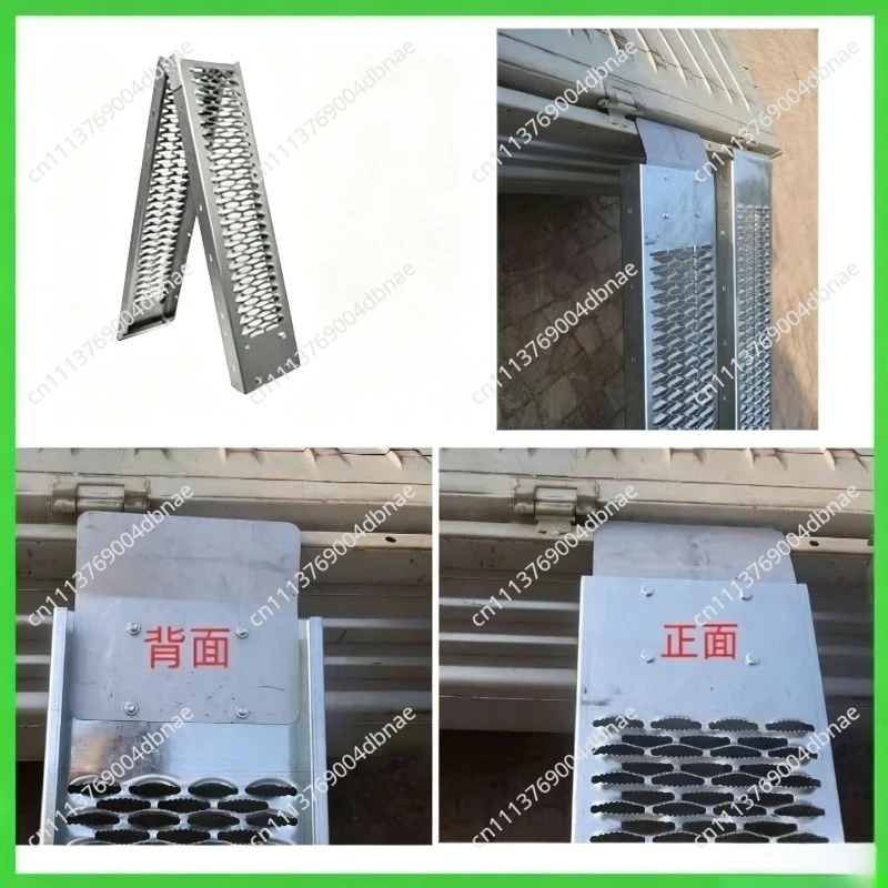 Motorcycle ramp Thickened folding ramp board Freight ladder Step slope Non-slip barrier-free ramp board