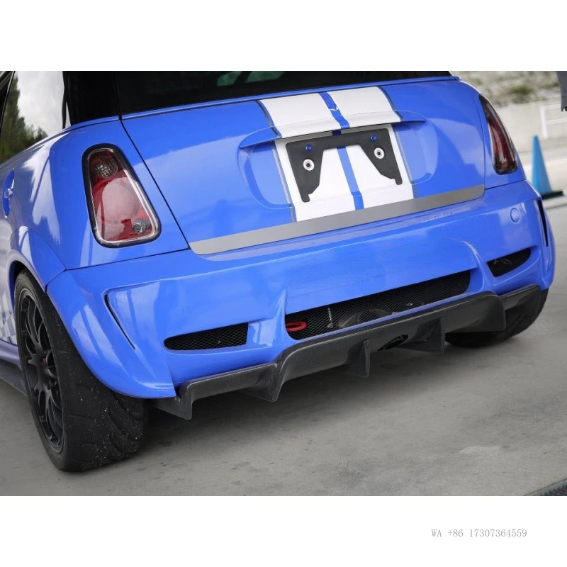 Hot Suitable for Mini R50 R53 Cooper carbon fiber rear spoiler base plate modification part Duell AG rear lip