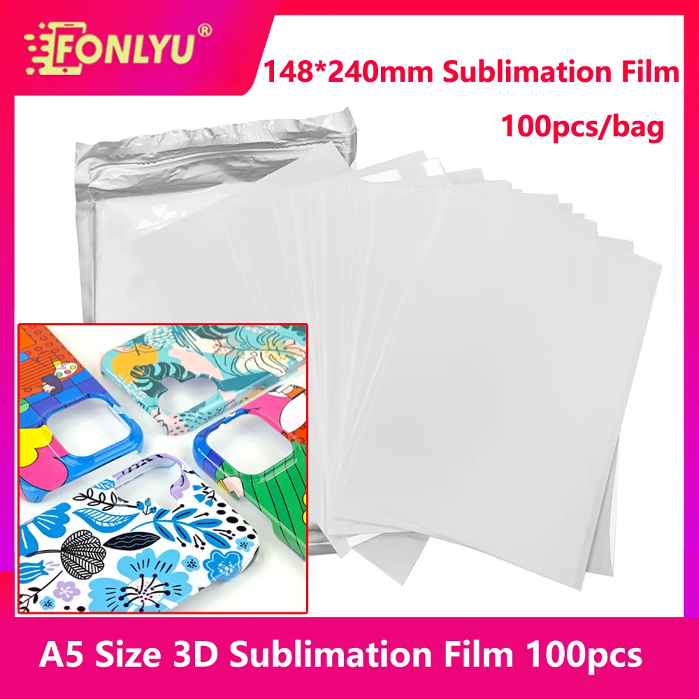 FONLYU TL-X9 Film 3D Sublimation Heat Transfer Machine Personalized Printing Phone Case Automatic Custom Phone Cover Shell Paper