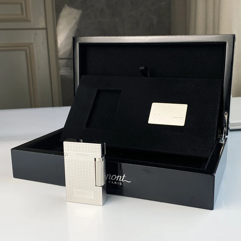 

New commemorative edition single and double flame luxury lighter Ping Sound natural paint cigarette smoking butane lighter 16069