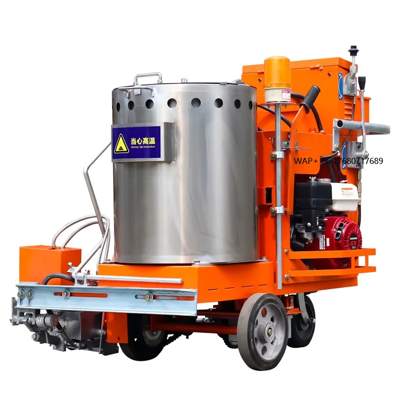 High Efficiency High Quality Thermoplastic Road Marking Paint Applicator Machine with Engine for Construction Use New