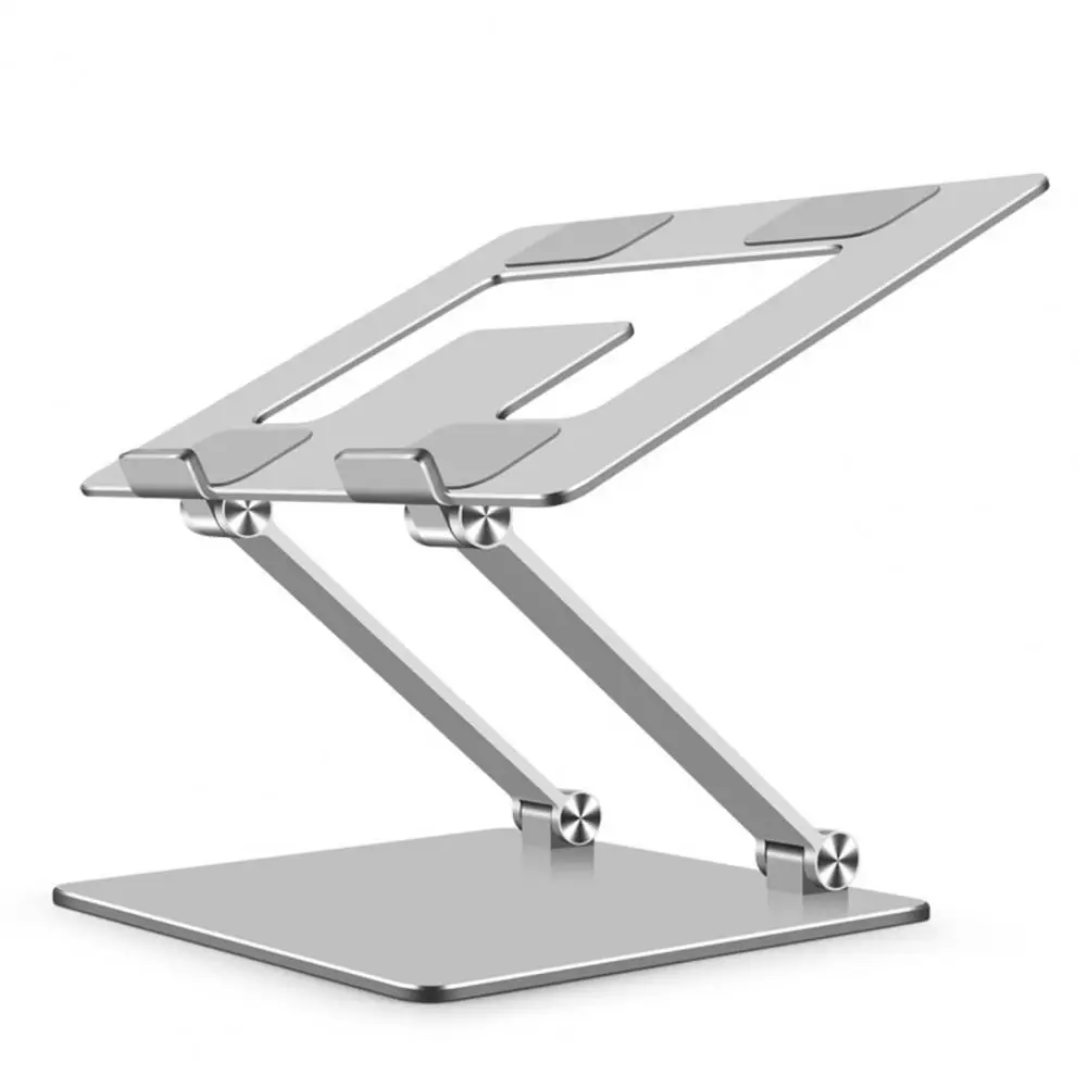 Heat Dissipation Laptop Stand Aluminum Alloy Laptop Holder Stand Foldable Adjustable Height Riser Portable Heat Dissipation