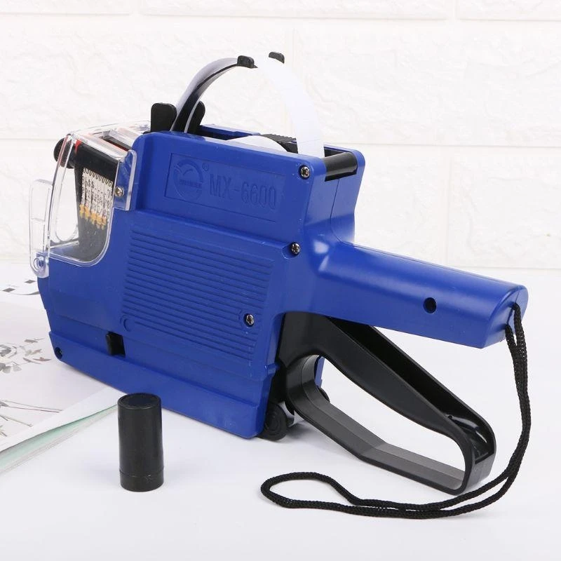 MX-6600 10 cifre a due righe etichetta per etichetta tag a due righe 2 righe per prezzi dettaglio Strumento del tag prezzi