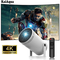 NEW Projector FY300 4K Android 11 Dual Wifi6 260ANSI Allwinner H713 BT5.0 1080P 1280*720P Home Cinema Outdoor Projetor