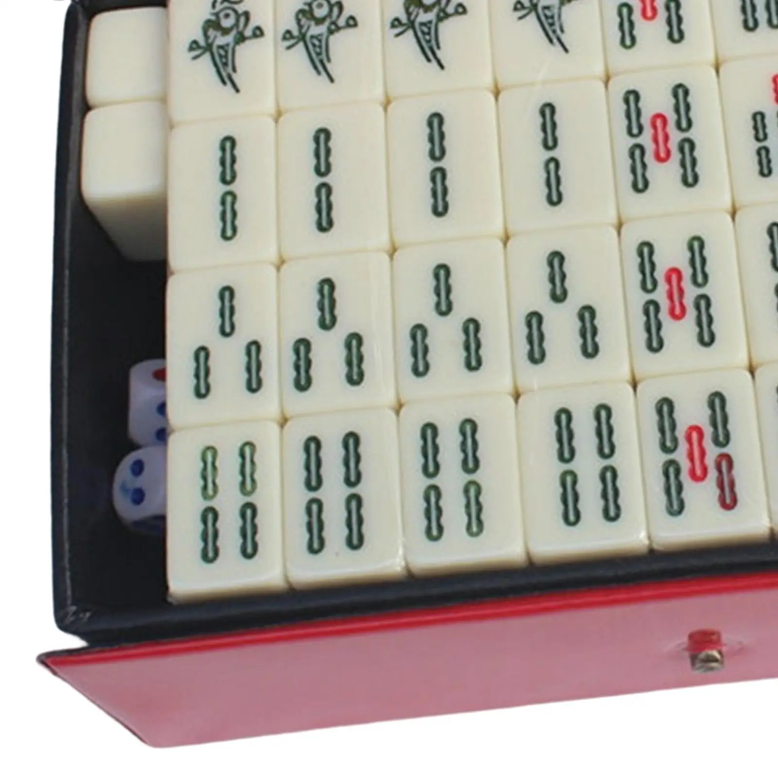 

Chinese Mahjong Game Set Multicolor Melamine Professional Party Board Mahjong Tile for Adults