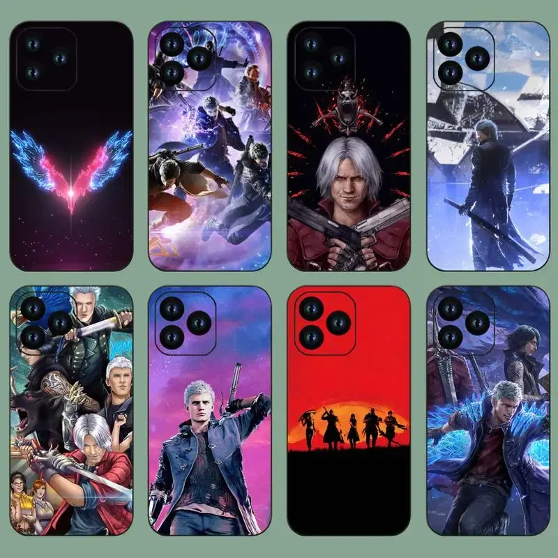 Game D-Devil M-May C-Cry Phone Case For iPhone 11 12 13 14 Mini Pro XS Max X S Plus XR Shell