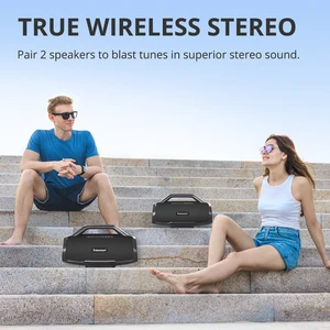 Tronsmart caixa de som bluetooth Bang Max, Sistema de Som de 3 Vias, Controlo APP, Entrada Microfone para Guitarra, Mais de 100 Colunas, 130W 12 principais vendas kit 3 vias som - №7