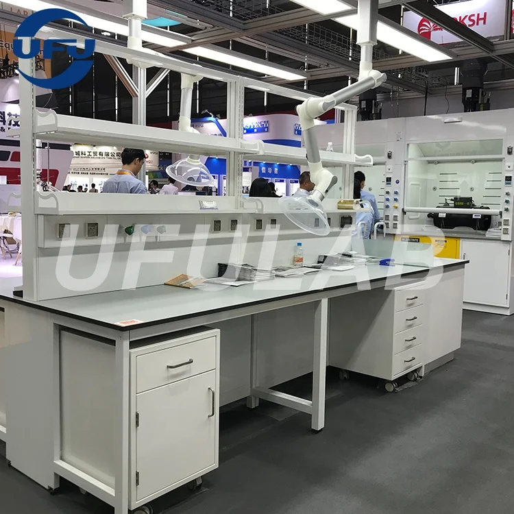 Factory Supply Chemistry Lab Work Station with Movable Cabinet