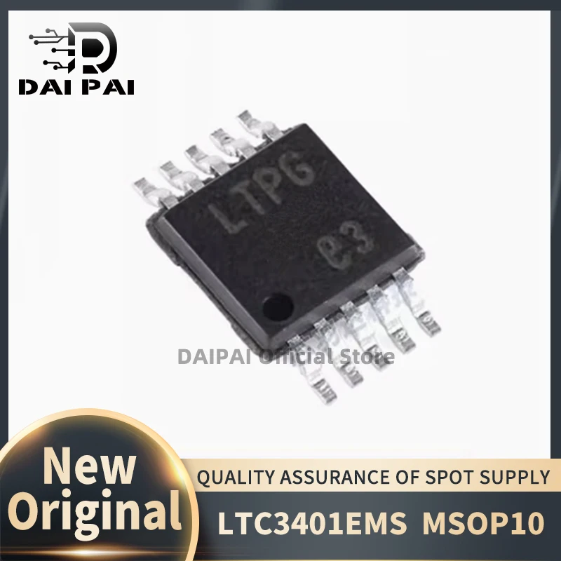 

(10 шт.-50 шт./лот) 100% новый оригинальный LTC3401EMS LTC3401EMS # Чипсет TRPBF MSOP10 LTPG