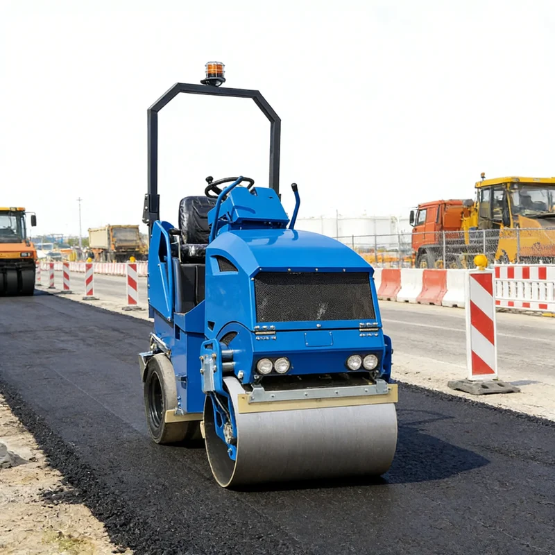 

Customized Double Drum Roller Compactor Provides Excellent Stability and Uniform Compaction on Paving Jobs