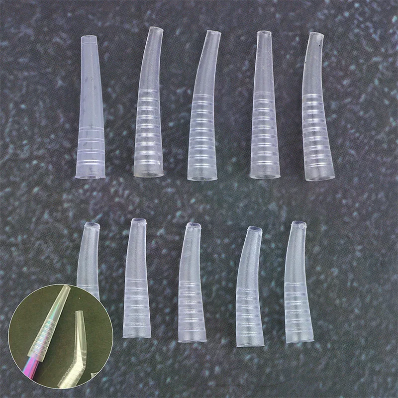 10/20Pcs Eyelashes Tweezers Silicone Covers Tweezers Tips Protect Case Prevent Hit Eyelashes Extension Supplies Accessories