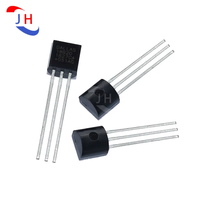 1/2/5Pcs New In-line DS18B20 18B20 TO-92 IC CHIP 3.3V 5.5V Thermometer Temperature Sensor Temperature Speed Thermometer