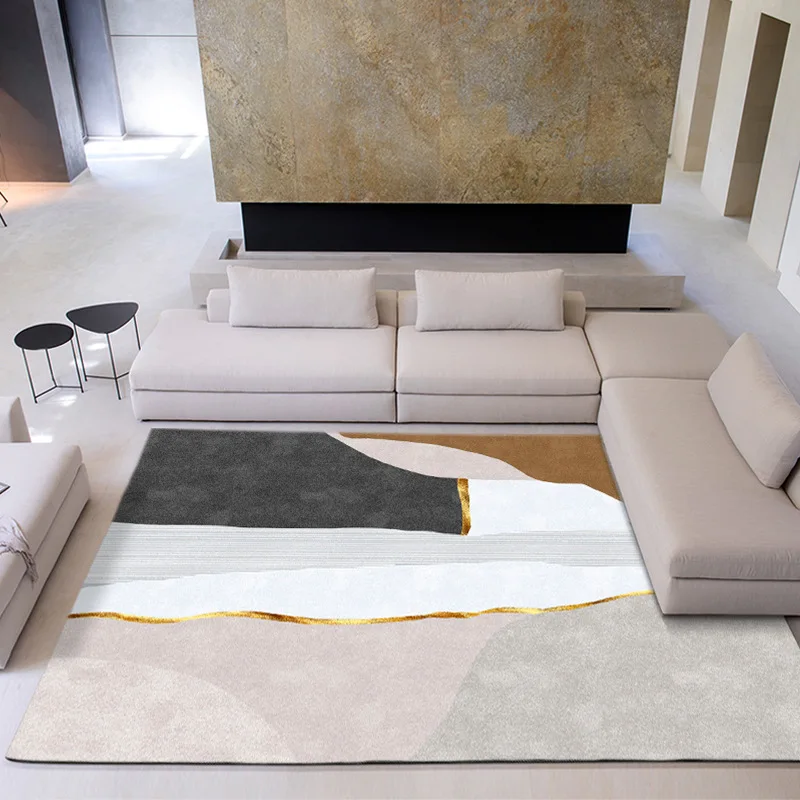 Nordic light luxury coffee table blanket, sofa household whole floor mat