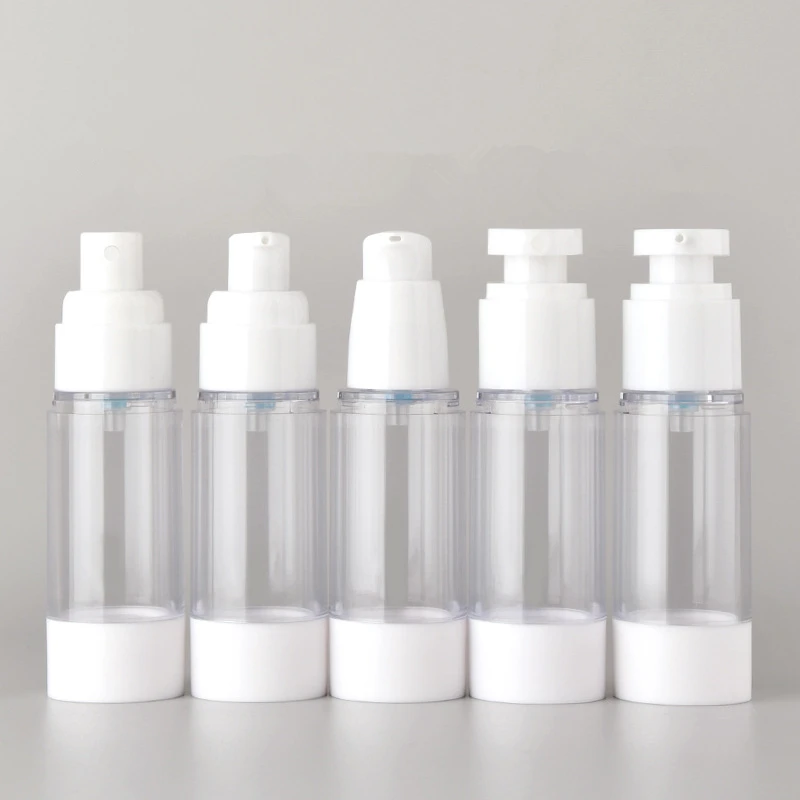 100 pièces 15/30/50/80/100ml sous-embouteillage de voyage comme Lotion de pulvérisation sous vide crème pour les yeux bouteilles rechargeables bouteille de pompe vide sans air