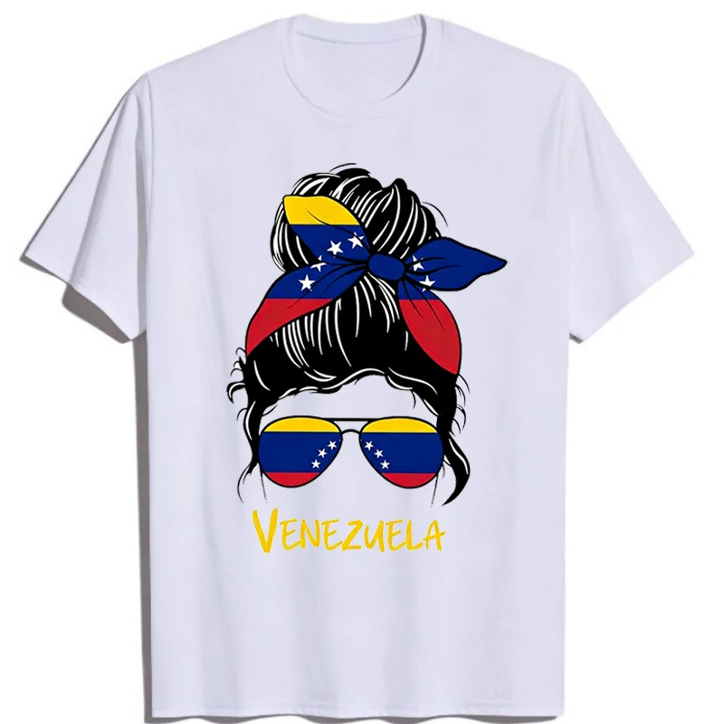 เสื้อยืดเวเนซุเอลาสำหรับผู้หญิง เสื้อยืดเวเนซุเอลา เสื้อผ้าผู้หญิง ลายรูปหัวใจ การประท้วง ความสงบสุข ความอิสระ มนุษยสิทธิ์ เสื้อยืด
