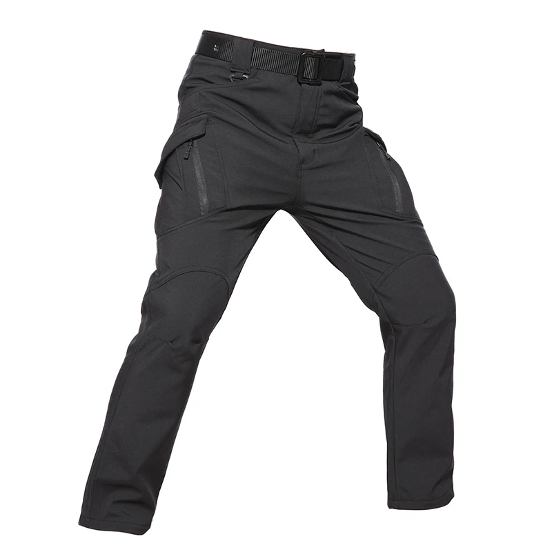 

Men's IX9 Softshell Thick Fleece Pants Winter Military Tactical Pants Hunt Fleece Cargo Pants Male Waterproof Combat Trousers