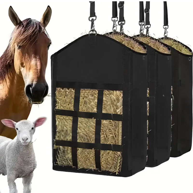 Portable Horse Straw Bag,Hay Bales, For Feeding Cattle, Horses And Other Livestock, Portable Fodder Bags