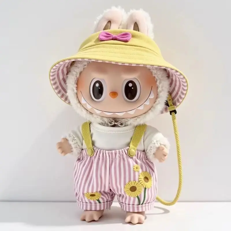 

For 17cm Labubu Summer Mood Clothing V1/V3 Generation Cute Doll New Summer Clothes Suit Doll Advanced designer senior clothes