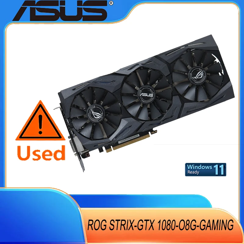 

ASUS GeForce GTX 1080 8GB GDDR5X 256-bit PCIe 3.0 x16 16nm Desktop Computer Gaming GPU