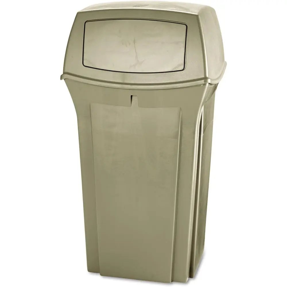 

Commercial 843088BG Ranger ire-Sae Container, Square, Structural oam, 35gal, Beige