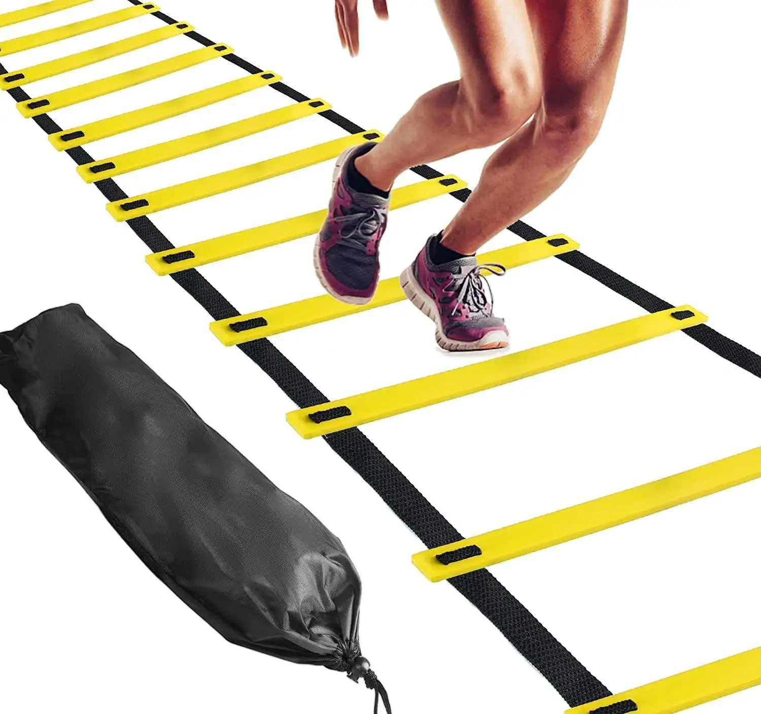 

Professional Agility Ladder Toys Training Equipment Speed Ladder, Jump Rope, Cone Obstacles for Kids Outdoor Play