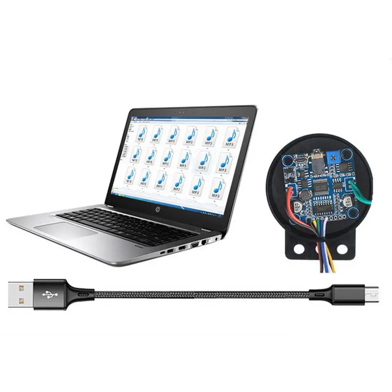 4 channels Trigger Voice Speaker Prompter 12-24V Car Start Voice Custom Sound Alarm Reverse Siren Buzzer Alarm Horn Benchmark