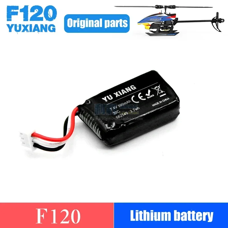 YUXIANG F120 RC Parti dell'elicottero Telaio Motore ESC Caricatore Lama di coda Baldacchino Servomotore Elica Ricevitore Albero di collegamento