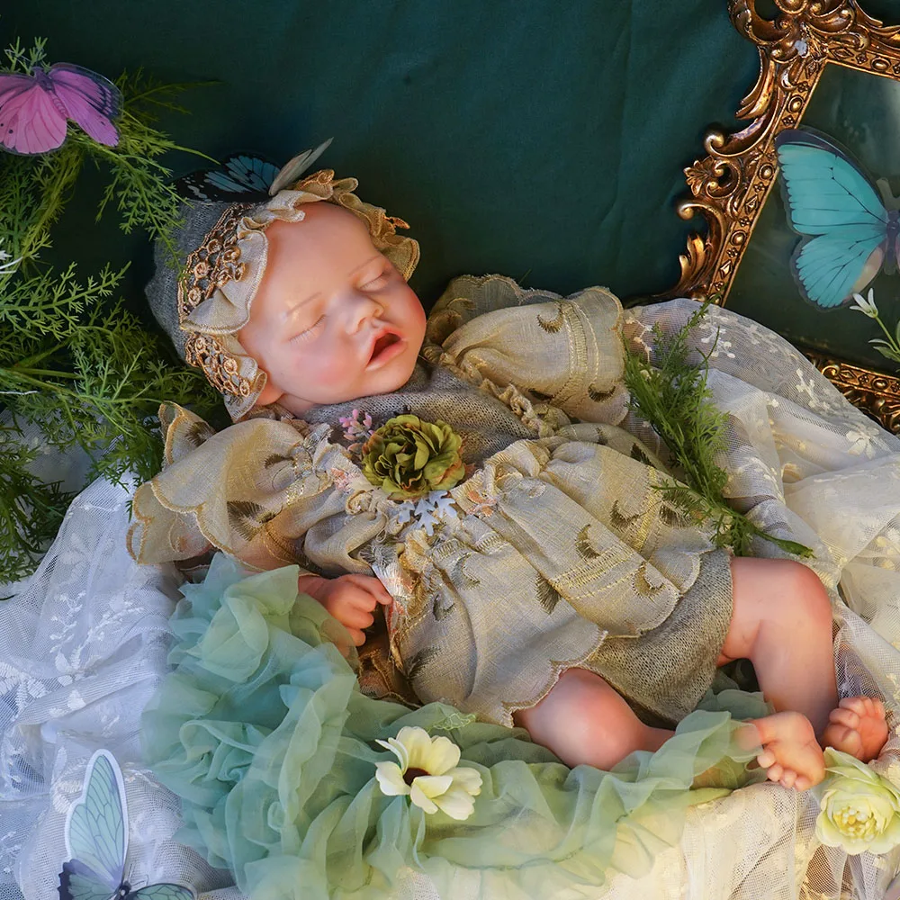 17.71Inch Washable Silicone Reborn Doll Realistic Reborn Doll Newborn Spain Muñeca For Artist Doll Children Gift