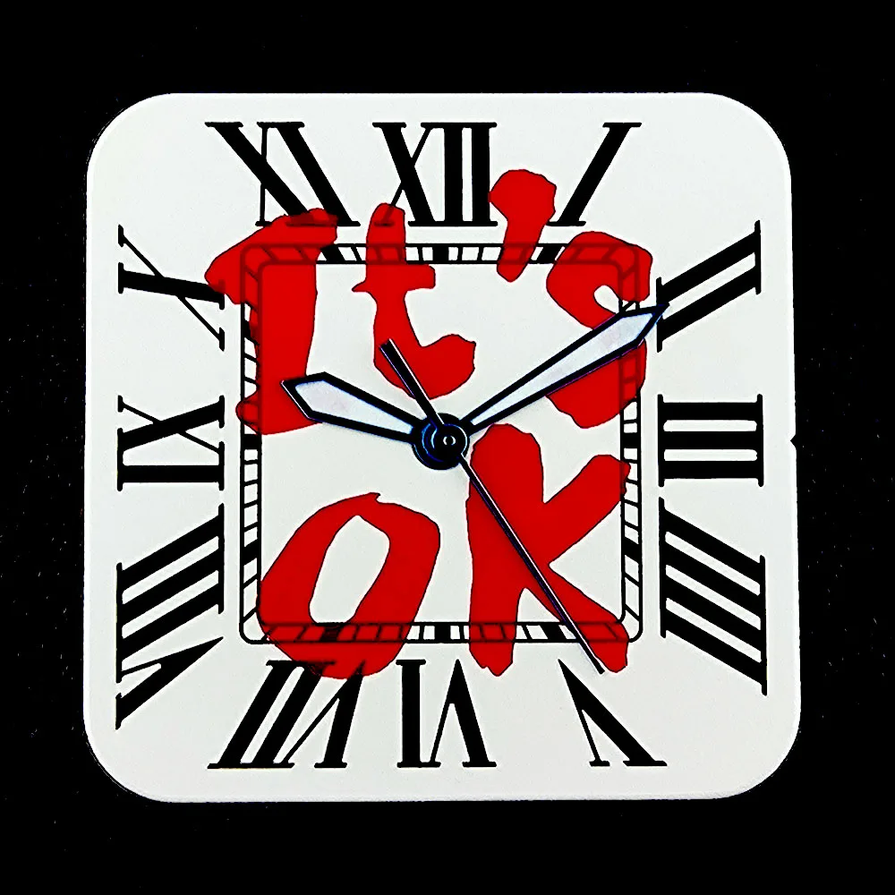 NH35 квадратный циферблат, циферблат для часов, индивидуальный логотип, римские цифры, мужские часы, циферблат, подходит для часов с механизмом NH35, аксессуары