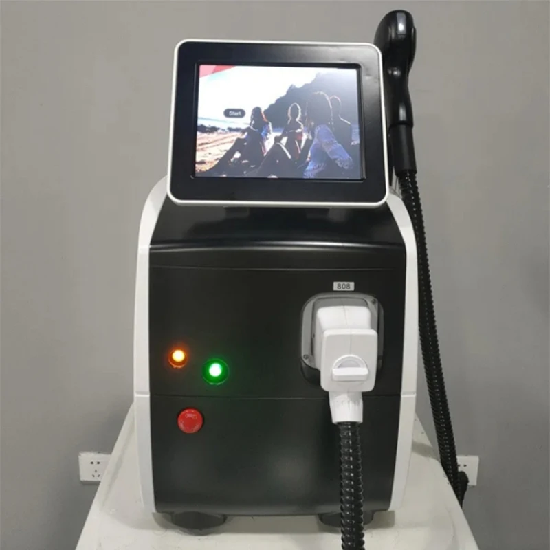 Máquina De Depilação A Laser De Diodo, Equipamento De Salão De Beleza, Depilador De Titânio De Gelo Permanente, Preço De Fábrica, OEM, 808nm