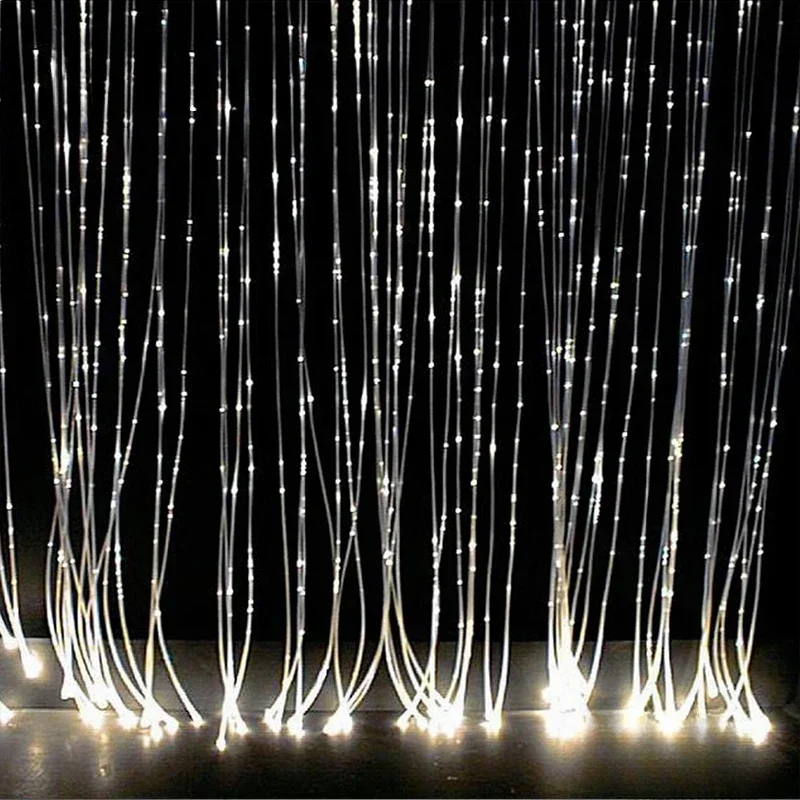 Rgb  Light Starry Sky Lighting Fiber Optic Led Star Curtain