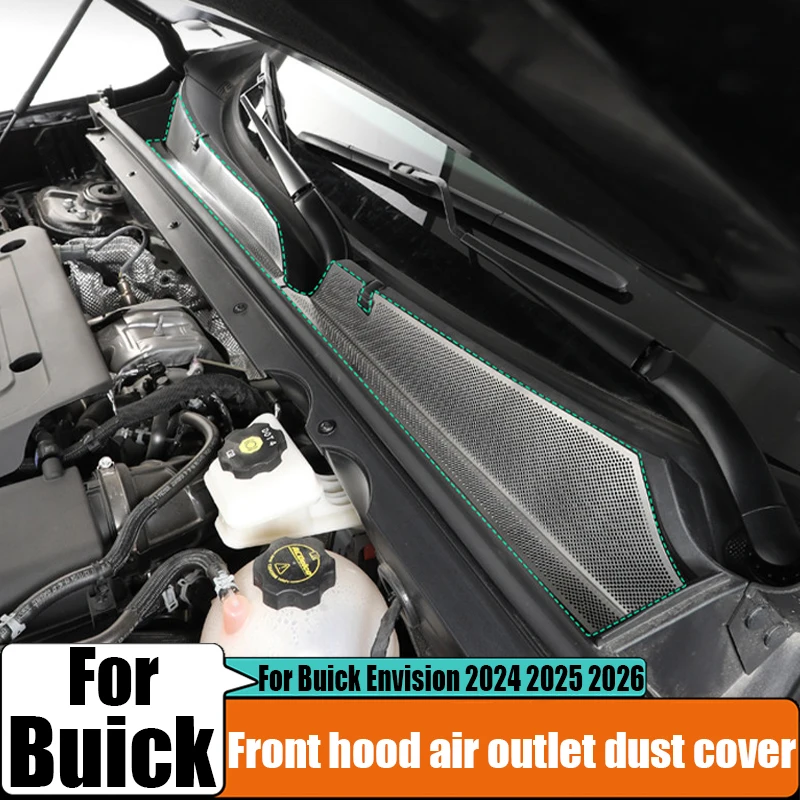 For Buick Envision 2024 2025 2026 engine hood inlet and outlet dust cover car interior decoration product modification parts