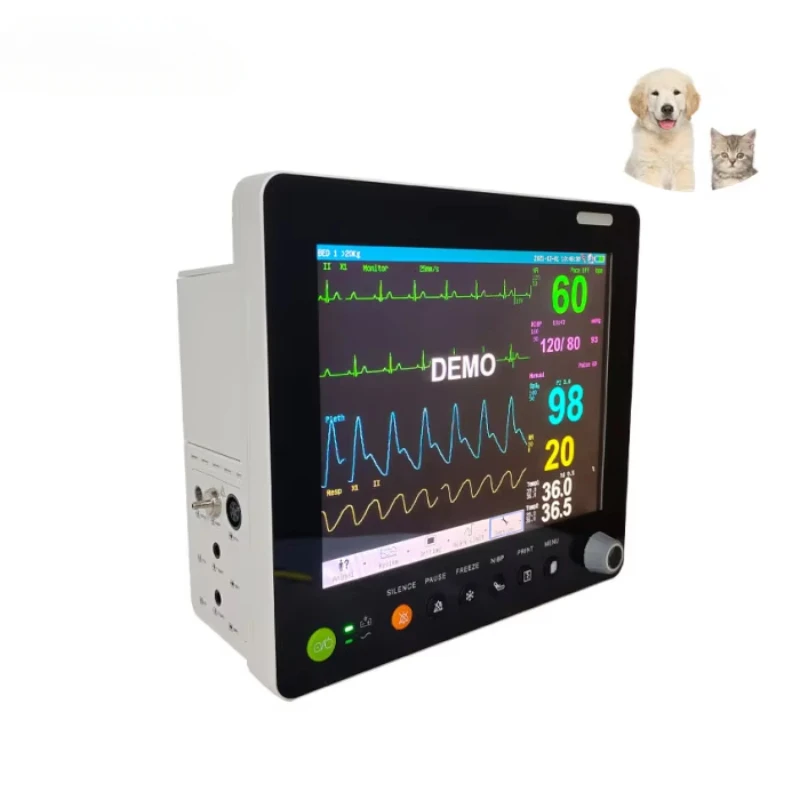 

Portable Capnography Animal Use Vet Patient Monitor Capnograph Oximeter CO2 Monitor