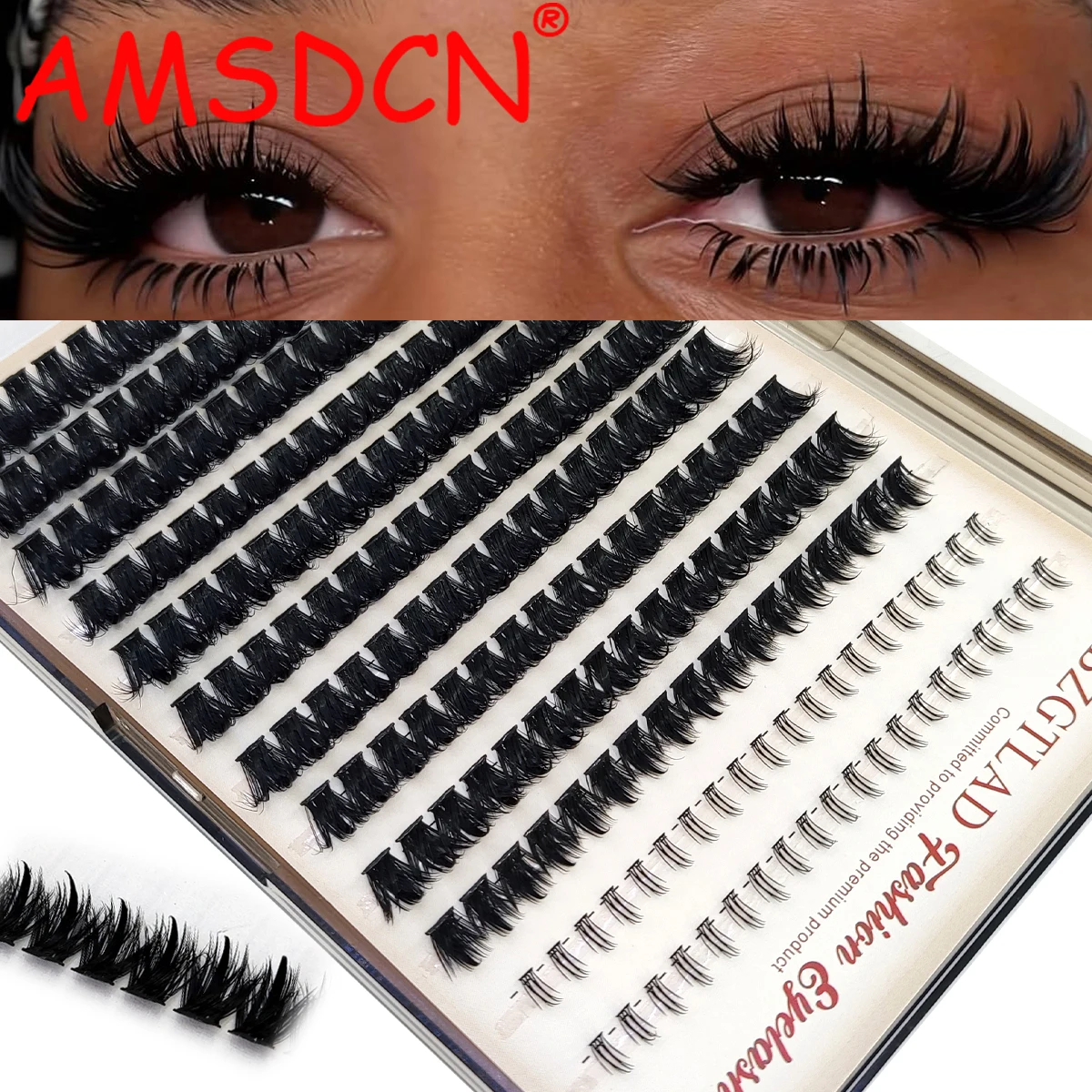 Eyelash Extension Anime Style - Manga tarzı kirpik kümeleri, ince kirpik