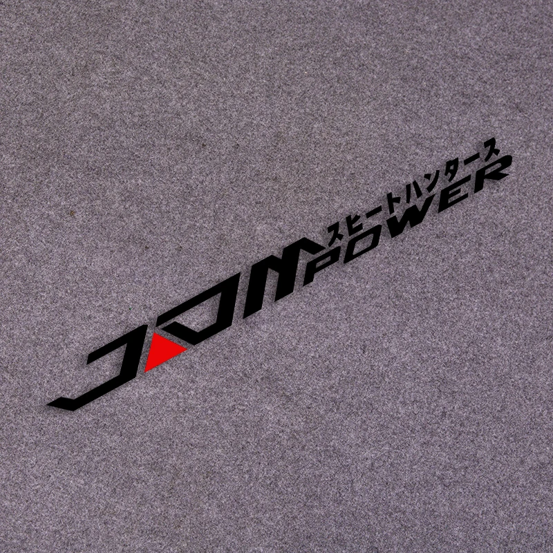 JDM Windshield Car Decoration Stickers Vinyl Waterproof Non-fading Large size Personalized Japanese Racing Decals