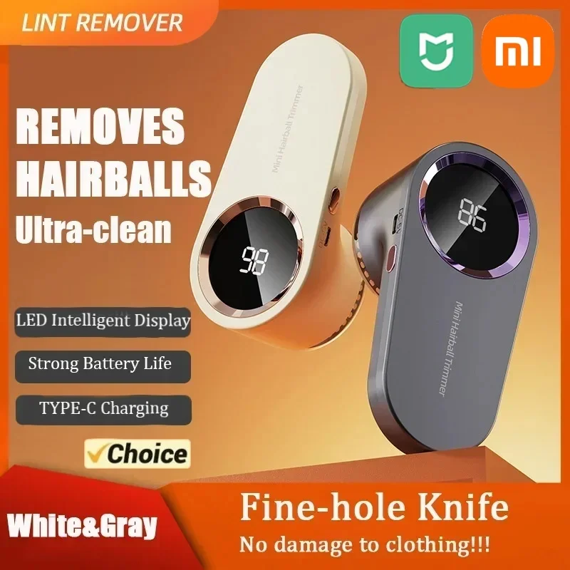 Xiaomi Lint Remover Portable Electric Rechargeable Fuzz Pellet Remover With LED Display For Clothes Fabric Shaver Fluff Remover