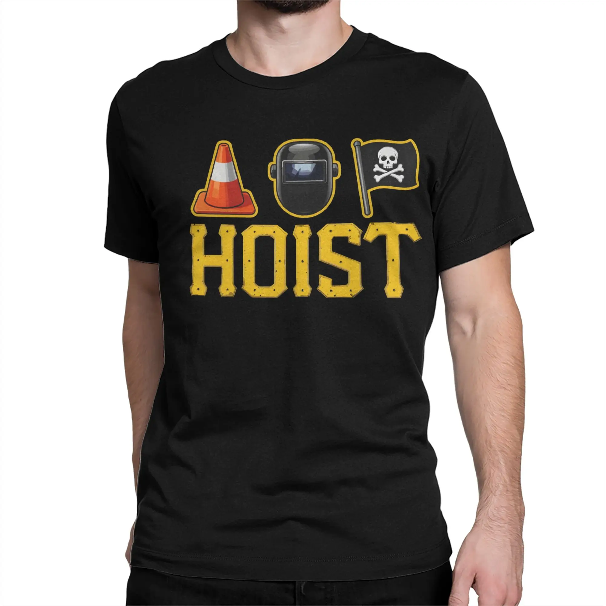 Men Women Hoist The Cone T Shirts  100% Cotton Tops Funny Short Sleeve Round Neck Tee Shirt Plus Size T-Shirt