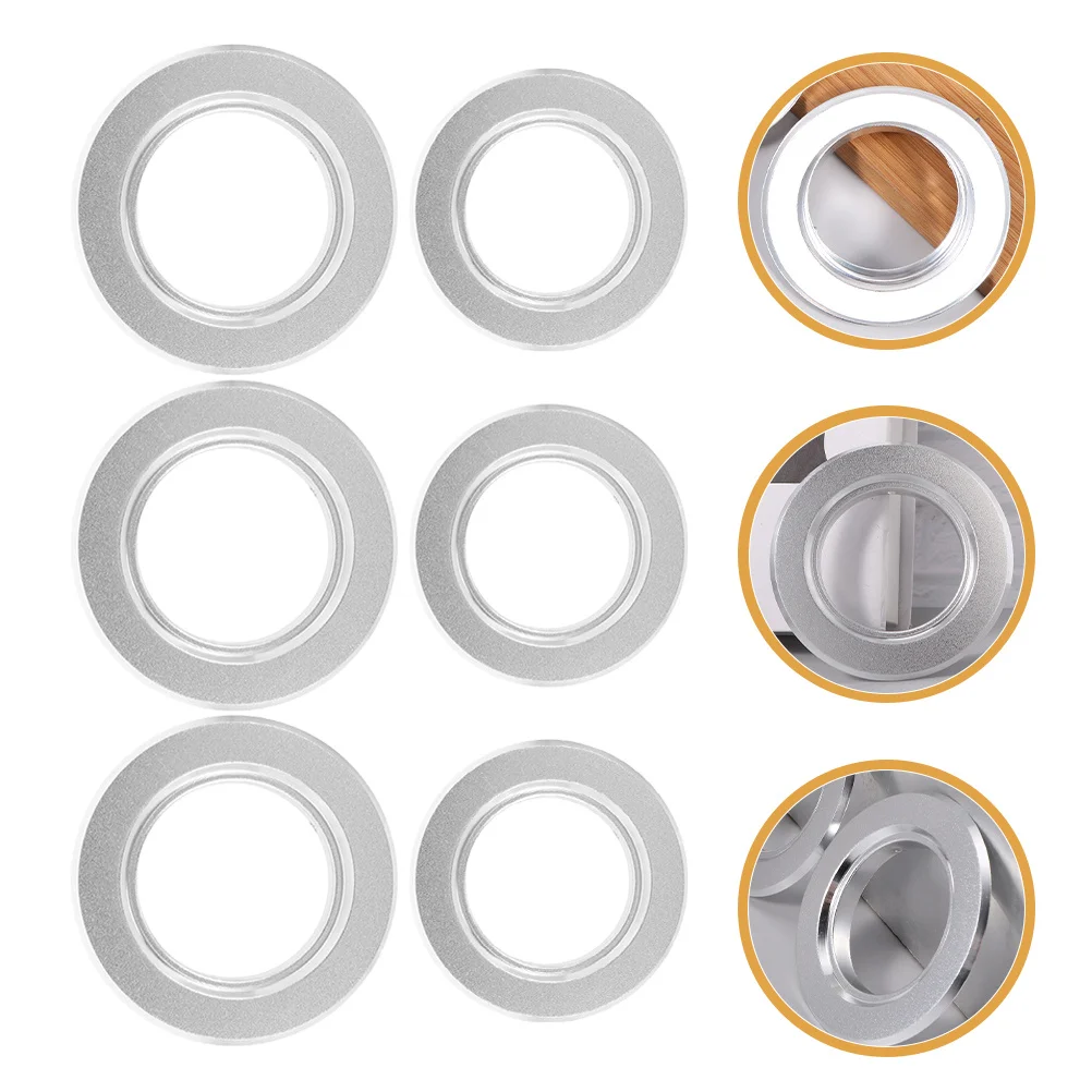 

6Pcs Metal Guards for Parrot Nest Box Strong Iron Build Safe Touch Breeding Box House Hole Protectors Bird Cage Accessories