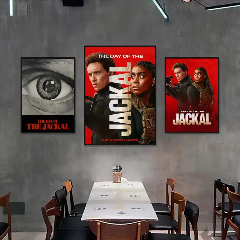ملصق فيلم The Day of The J-Jackal جداري لاصق مقاوم للماء لغرفة المعيشة وغرفة النوم والديكور الجمالي