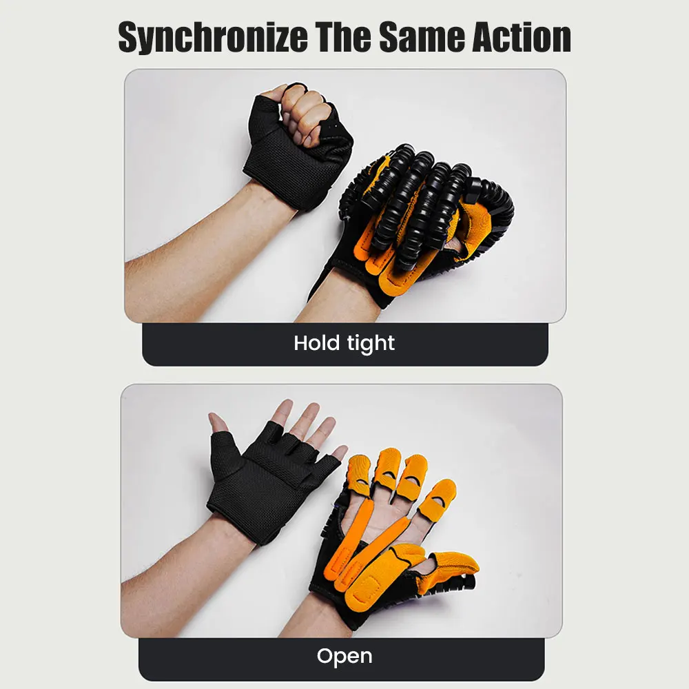 Upgraded Finger Rehabilitation Trainer Robot Gloves for Stroke Hemiplegia Cerebral Infarction Function Workout Recovery Devices