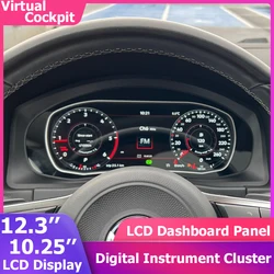 12.3''LCD Speedometer Digital Cockpit Instrument Cluster For VW Golf 6 7 MK7 Passat B8 CC Tiguan Scirocco T6 Sharan Tachometer