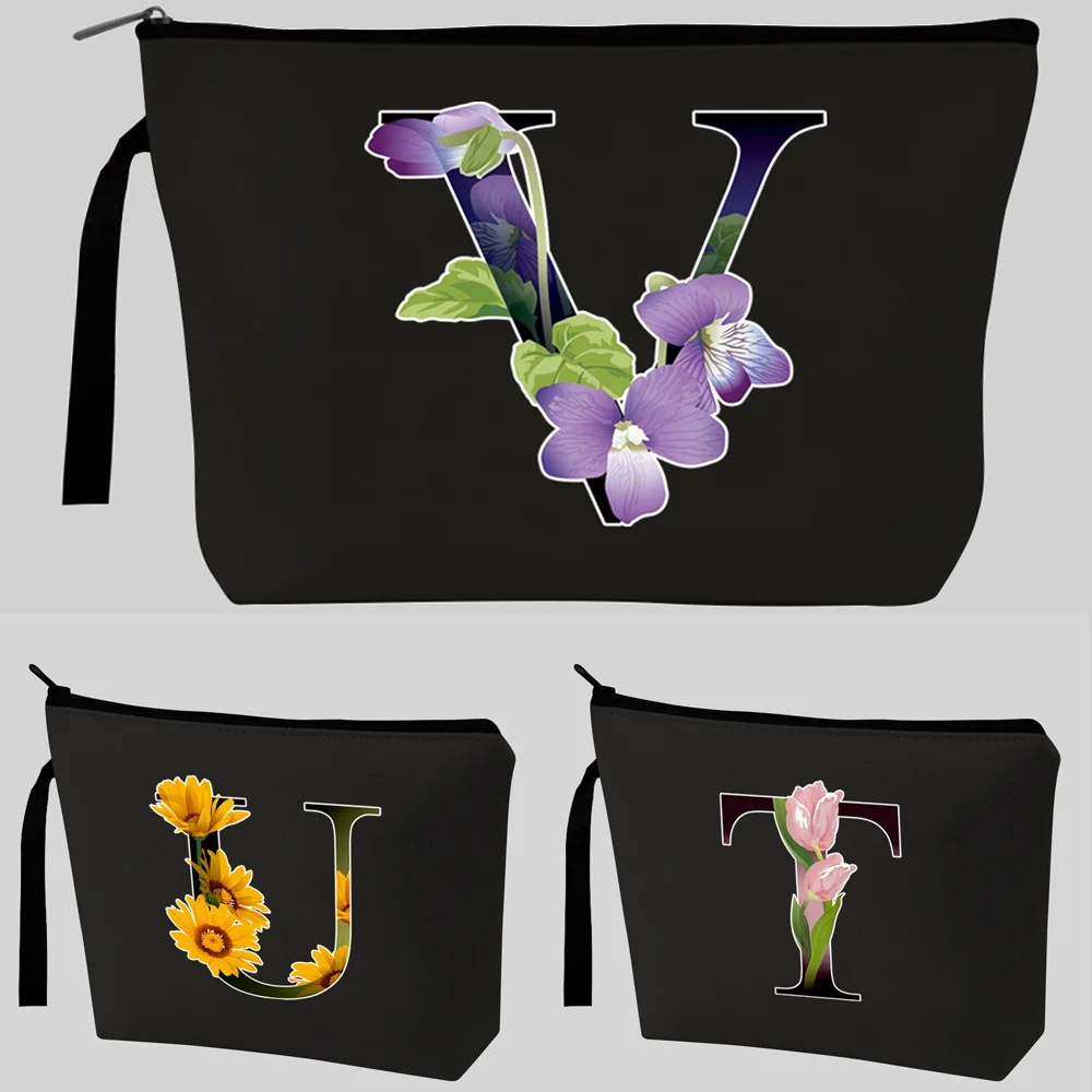 

2022 косметичка для женщин на молнии, Женский дорожный держатель для кистей для макияжа, портативный органайзер, Холщовый ремешок, чехол для туалетных принадлежностей, свадебные подарки