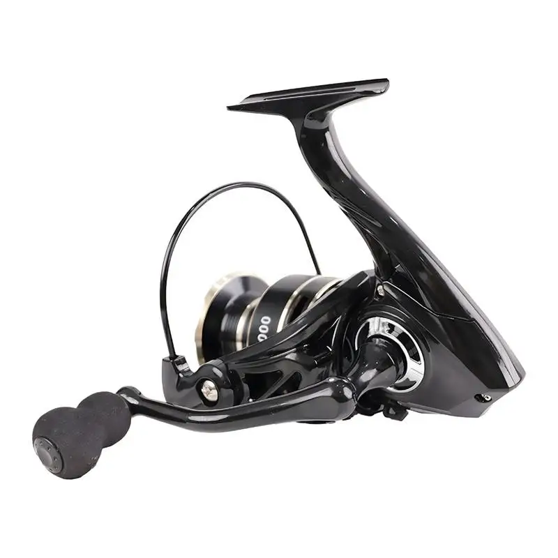

Spin Fishing Reel Metal Body Smooth Action High Ratio Fishing Reel Efficient Quiet Fish Gear Bait Cast Accessories for Travel