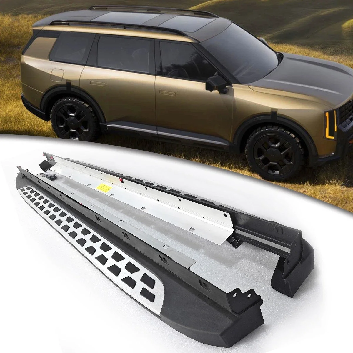 2PCS Running Boards Side Step fit for KIA Telluride LQ2 2027 Nerf Bar