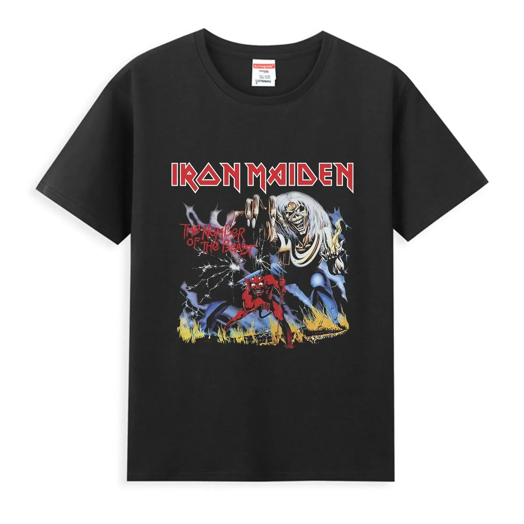 Heren Ijzer T-Shirt Casual Powerslave Hoofd T-Shirt Grafisch Oversized Sport Tops Maiden Comfortabele Streetwear Cottontee