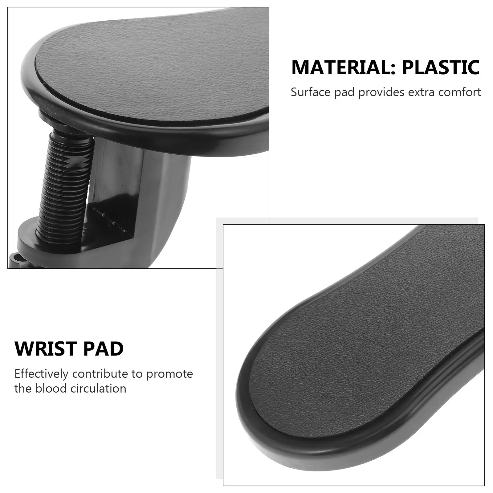 

Wrist Pad Rest Adjustable Arm Body Computer Desk Extender Armrest