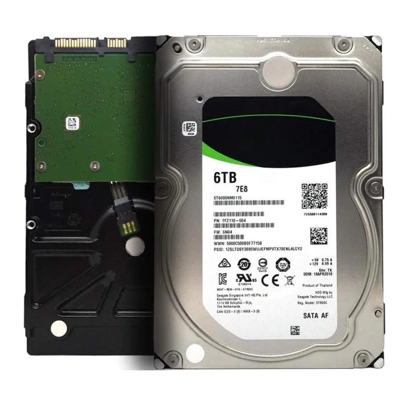 

100%New In box 3 year warranty ST6000NM0115 6TB 7200rpm SATA Need more angles photos, please contact me