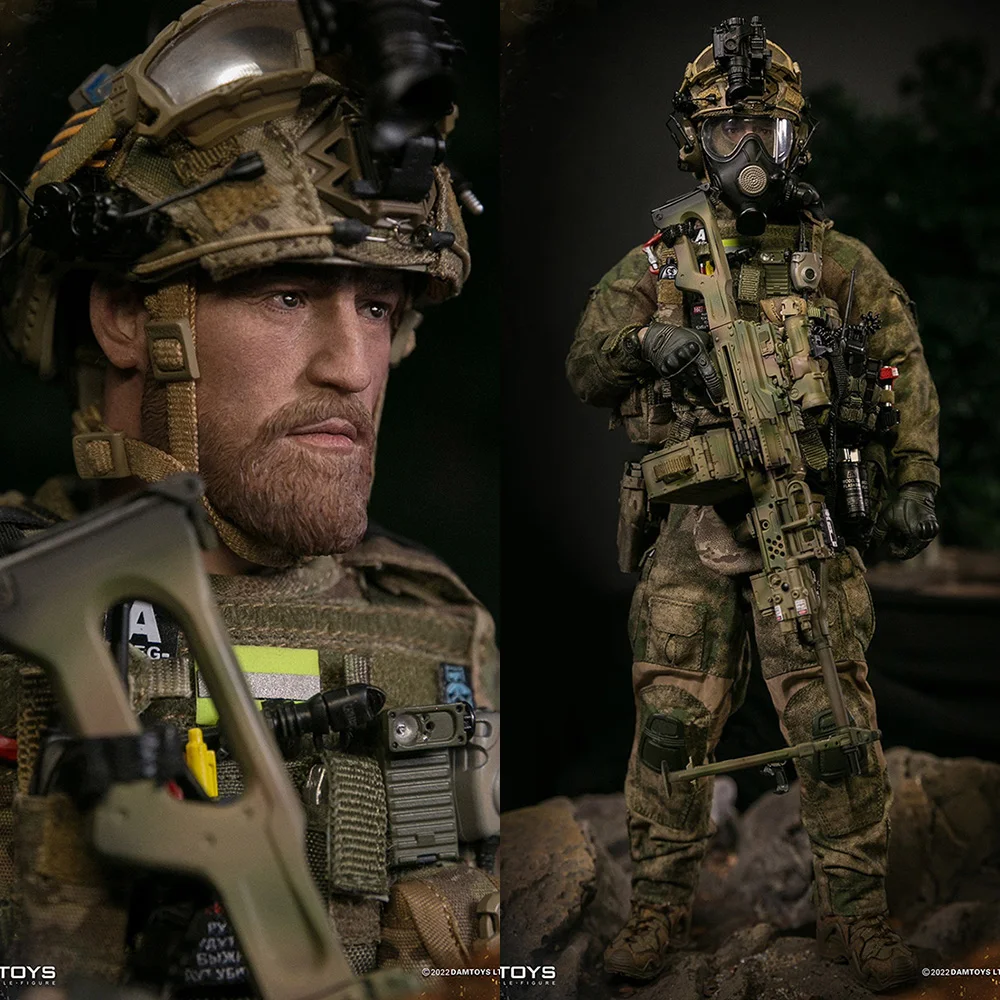 

In Stock DAMTOYS 78092 1/6 Scale Male Soldier Russian Spetsnaz FSB Alpha Group Gunner 12'' Action Figure Full Set Model Toys