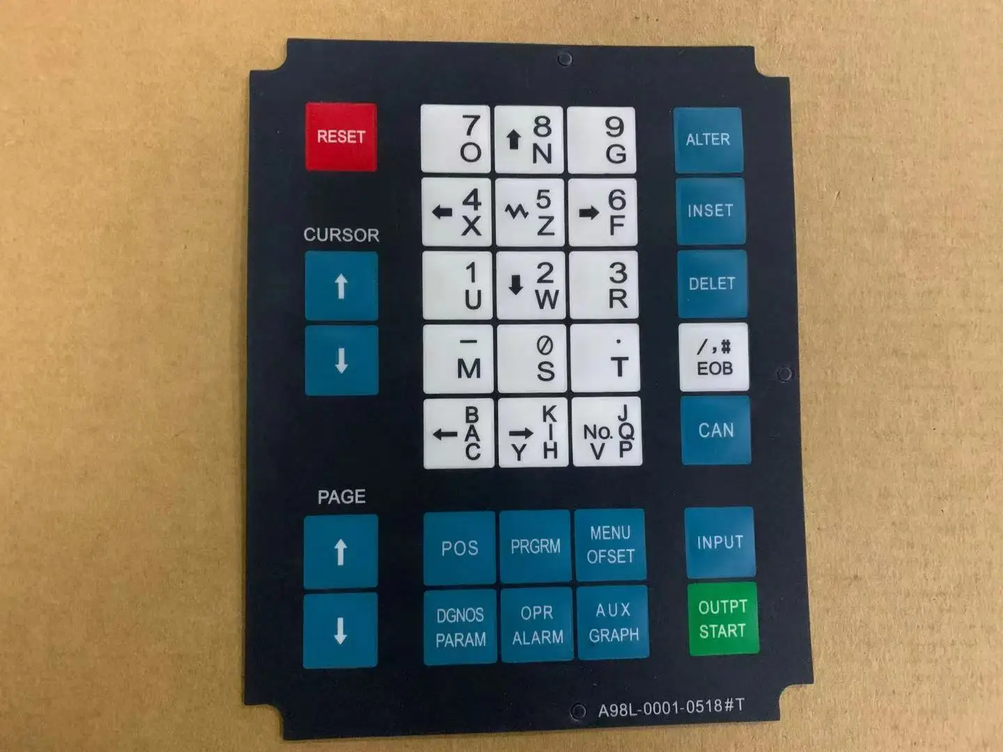 Membrane Keypad for Fanuc OT-A98L-0001-0518#T Keysheet Keyboard Switch Button Membrane Button Switch Keypad Keyboard Touchscreen