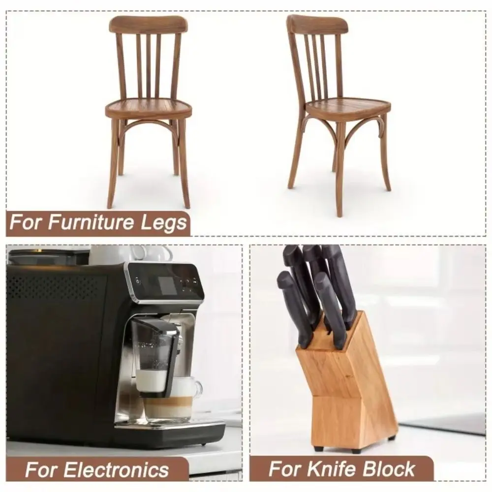 Case Feet Rubber Rubber Feet Round Fine Grips Bumper Pad Anti-Slip Non Slip Pads Table Chair Use